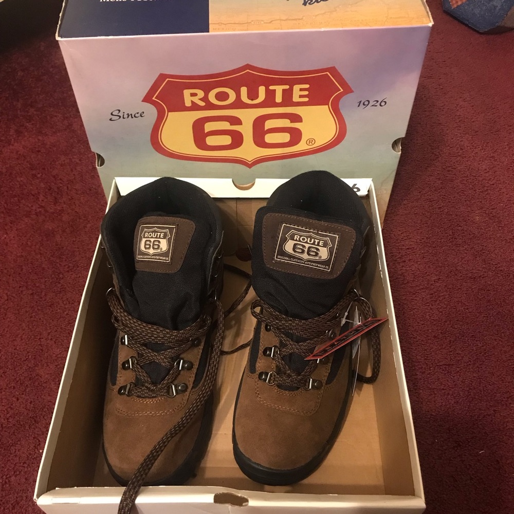 Men’s Route 66 boots brand new still in box